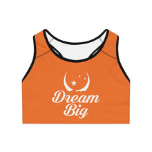 将图片加载到图库查看器，Dream Big Sports Bra - Orange
