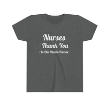 将图片加载到图库查看器，Nurses Thank You Youth Short Sleeve Tee
