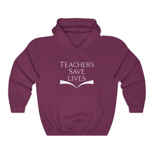 Cargar imagen en el visor de la galería, Teachers Save Lives Unisex Heavy Blend™ Hooded Sweatshirt
