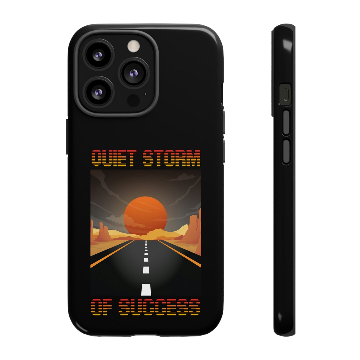 Tough Cases - Quiet Storm of Success - Black - iPhone / Pixel / Galaxy