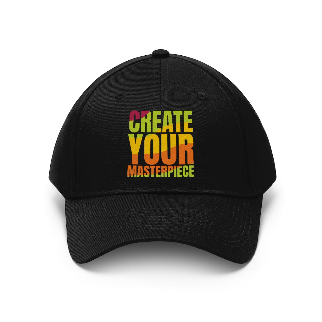 Create Your Masterpiece Twill Hat