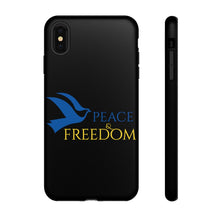 Lade das Bild in den Galerie-Viewer, Ukraine Peace &amp; Freedom - Black - iPhone / Pixel / Galaxy

