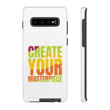 Load image into Gallery viewer, Tough Cases - Create Your Masterpiece - White - iPhone / Pixel / Galaxy
