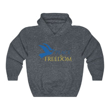 Load image into Gallery viewer, Ukraine Peace &amp; Freedom Unisex Heavy Blend™ Hooded Sweatshirt
