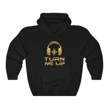 Load image into Gallery viewer, Turn Me Up - Gold (version 2) Unisex Heavy Blend™ Hooded Sweatshirt
