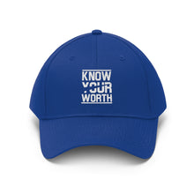 Load image into Gallery viewer, Know Your Worth Twill Hat
