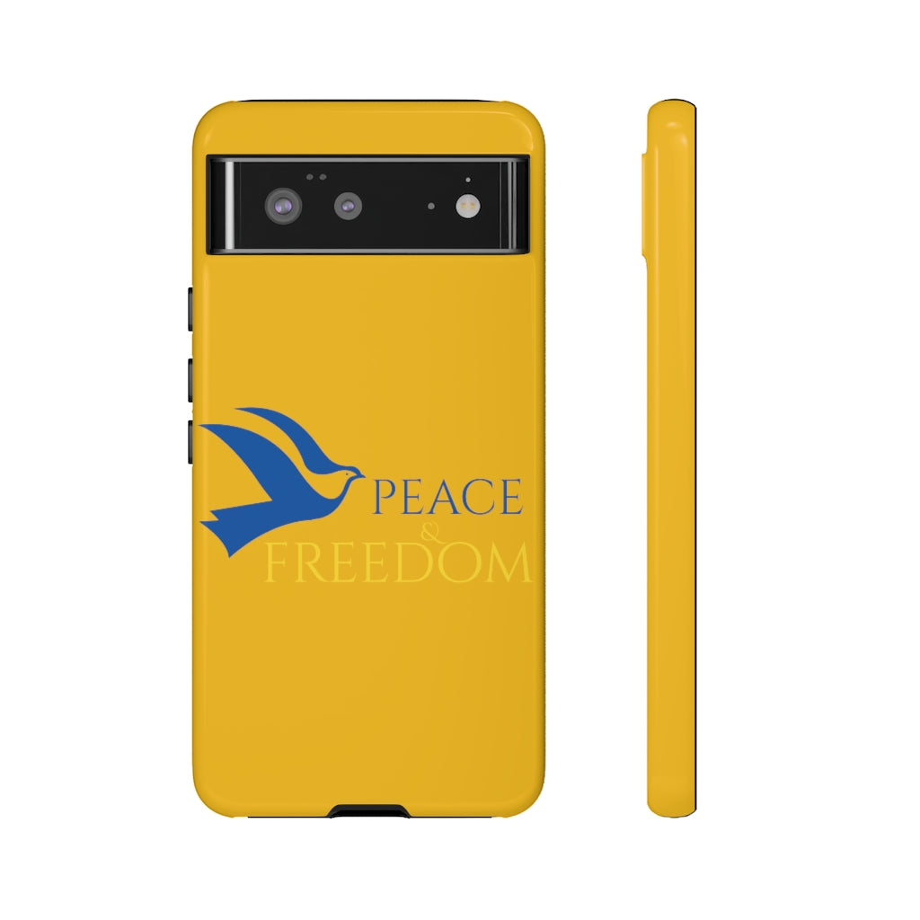 Ukraine Peace & Freedom - Yellow - iPhone / Pixel / Galaxy