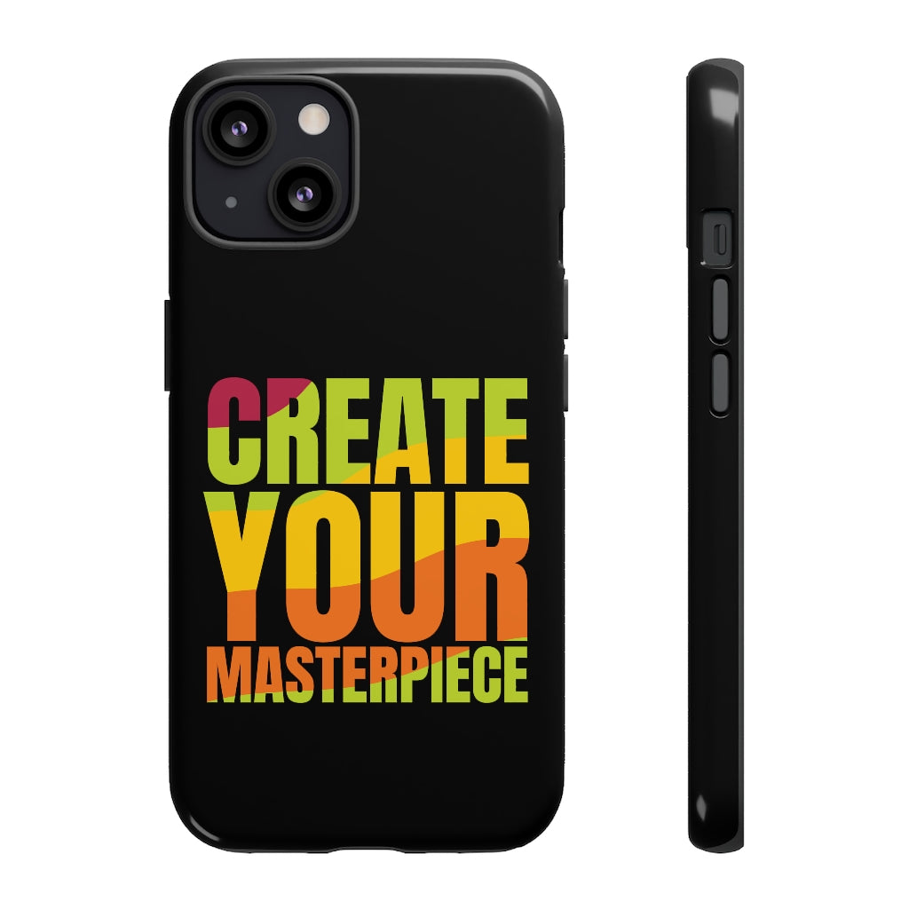 Tough Cases - Create Your Masterpiece - Black - iPhone / Pixel / Galaxy