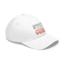 将图片加载到图库查看器，Education is the Cure (version 2) Twill Hat
