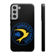 Load image into Gallery viewer, Ukraine Peace &amp; Freedom version 2 - Black - iPhone / Pixel / Galaxy
