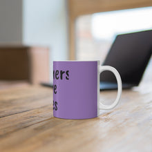将图片加载到图库查看器，Teachers Save Lives Purple Ceramic Mug 11oz
