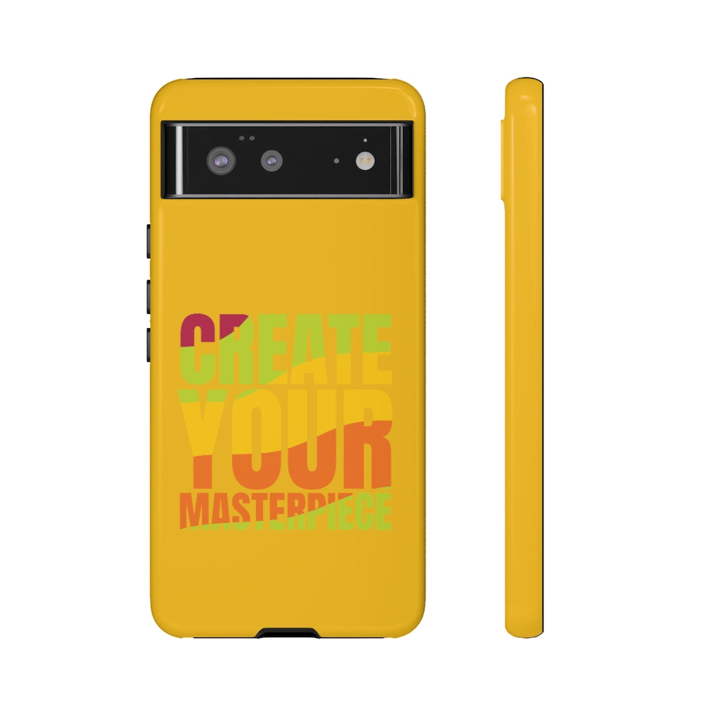 Tough Cases - Create Your Masterpiece - Yellow - iPhone / Pixel / Galaxy