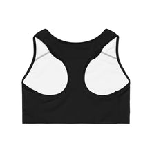 Load image into Gallery viewer, Ambitious Vibes version 2 Sports Bra - Black
