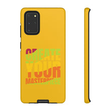 Load image into Gallery viewer, Tough Cases - Create Your Masterpiece - Yellow - iPhone / Pixel / Galaxy
