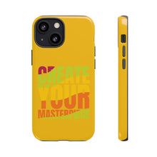 将图片加载到图库查看器，Tough Cases - Create Your Masterpiece - Yellow - iPhone / Pixel / Galaxy
