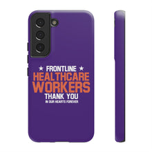 将图片加载到图库查看器，Tough Cases - Thank You Frontline Healthcare Workers - Purple - iPhone / Pixel / Galaxy
