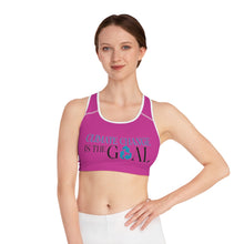 Load image into Gallery viewer, Climate Change Sports Bra - Berry
