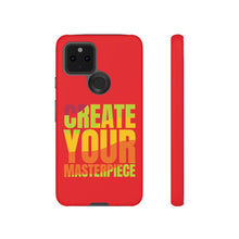 Load image into Gallery viewer, Tough Cases - Create Your Masterpiece - Red - iPhone / Pixel / Galaxy
