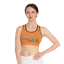 Load image into Gallery viewer, Climate Change Sports Bra - Orange
