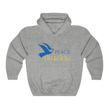 画像をギャラリービューアに読み込む, Ukraine Peace &amp; Freedom Unisex Heavy Blend™ Hooded Sweatshirt
