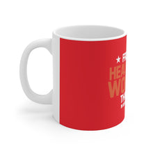 Lade das Bild in den Galerie-Viewer, Frontline Healthcare Workers version 2 Red Ceramic Mug 11oz

