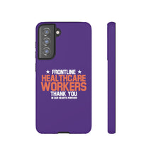 Cargar imagen en el visor de la galería, Tough Cases - Thank You Frontline Healthcare Workers - Purple - iPhone / Pixel / Galaxy
