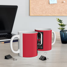 将图片加载到图库查看器，So Sophisticated Ceramic Red Mug 11oz
