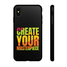 Load image into Gallery viewer, Tough Cases - Create Your Masterpiece - Black - iPhone / Pixel / Galaxy
