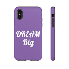 Load image into Gallery viewer, Tough Cases - Dream Big - Purple - iPhone / Pixel / Galaxy
